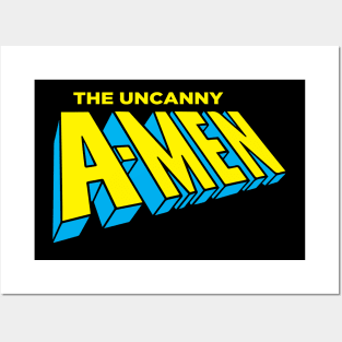 The Uncanny AMEN Posters and Art